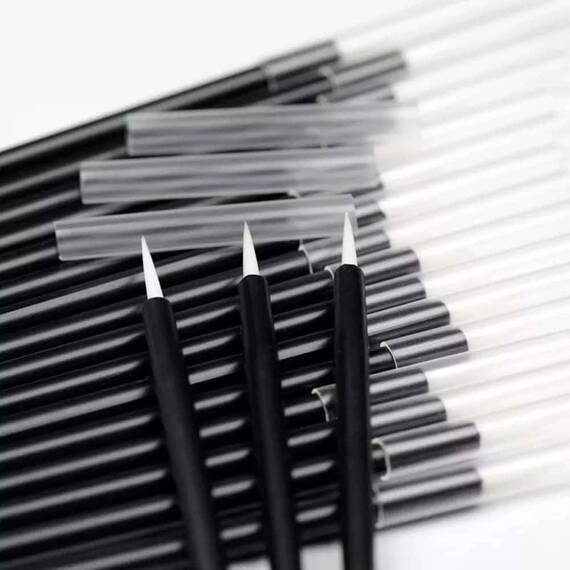 Aplicatoare eyeliner unica folosinta, set 50 bucati - - Roveli
