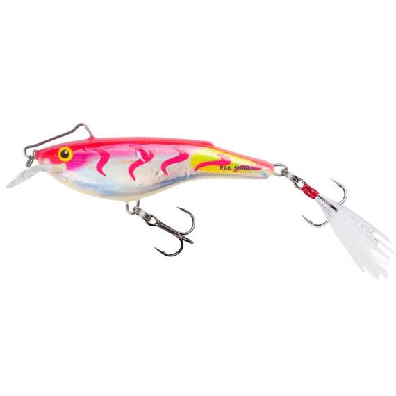 Vobler Salmo Rail Shad RB6S, Varianta (50): Rail Shad RB6S HIT Holographic Pink Tiger - - Roveli