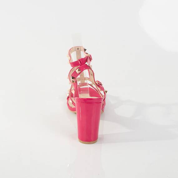 Sandale dama cu toc inalt, barete si tinte MW3A3488-19 FUCHSIA, Culoare (12): Fucsia, Marime (12): 41 - 5- Roveli