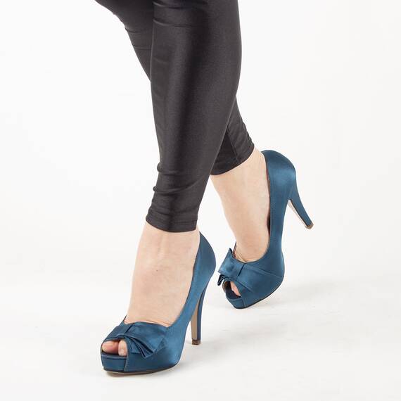Pantofi de dama eleganti A1267-BLUE, Culoare (12): Albastru, Marime (12): 38 - 2- Roveli