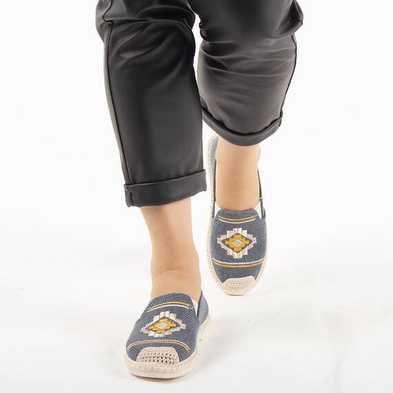 Espadrile de dama A-011-ALBASTRU, Culoare (12): Albastru, Marime (12): 38 - 2- Roveli