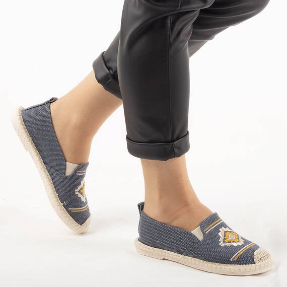 Espadrile de dama A-011-ALBASTRU, Culoare (12): Albastru, Marime (12): 38 - 3- Roveli
