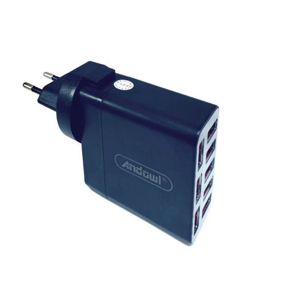 Adaptor priza X82, cu 8 porturi USB, Qualcomm 3.0, 40W - - Roveli