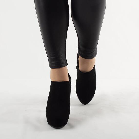 Botine de dama cu platforma 82916N-SS, Culoare (12): Negru, Marime (12): 38 - 3- Roveli