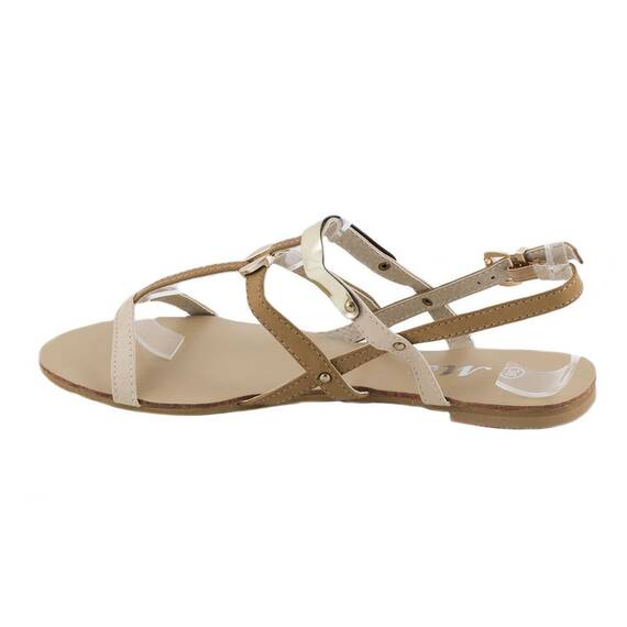 Sandale dama cu barete OL-HG133-APRICOT, Culoare (12): Maro, Apricot, Marime (12): 39 - 2- Roveli