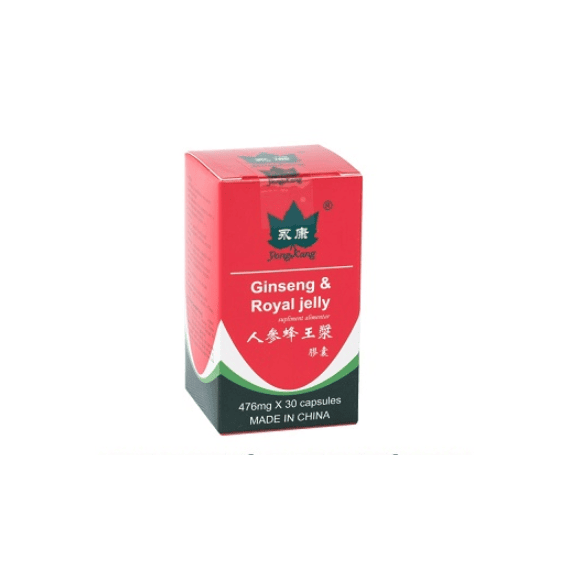 Ginseng & Royal Jelly 30 capsule Yong Kang Co & Co - - Roveli