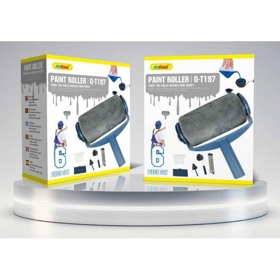 Role pentru vopsit reincarcabile si accesorii-Set - 2- Roveli