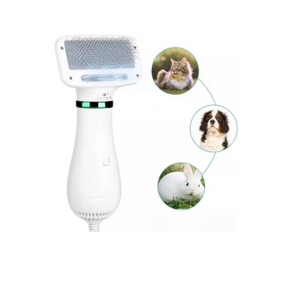 Perie cu uscator 2 in 1 pentru animale - 5- Roveli