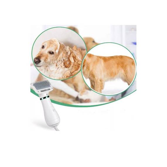 Perie cu uscator 2 in 1 pentru animale - 8- Roveli