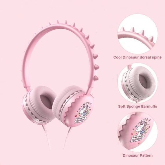 Casti cu fir stereo cu microfon, desene animate - Unicorn - 9- Roveli