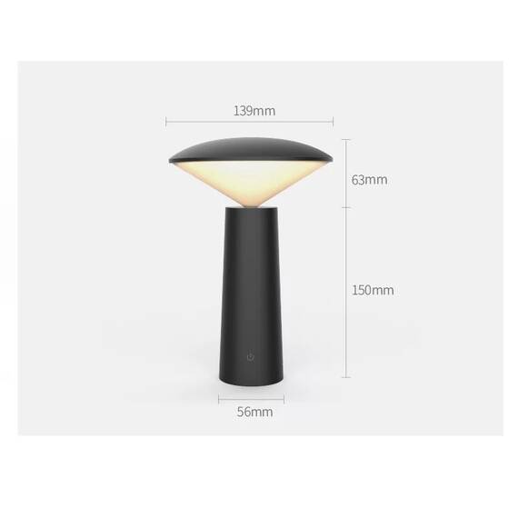 Lampa de masa LED, pivotabila, reglabila, inaltime 21 cm - 5- Roveli