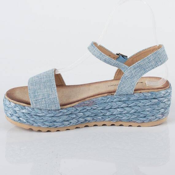 Sandale dama bleu cu platforma D8534-BLUE, Culoare (12): Bleu, Marime (12): 40 - 5- Roveli