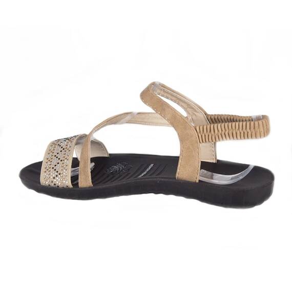 Sandale de dama usoare cu strasuri LU-01-K, Culoare (12): Bej, Marime (12): 38 - 2- Roveli