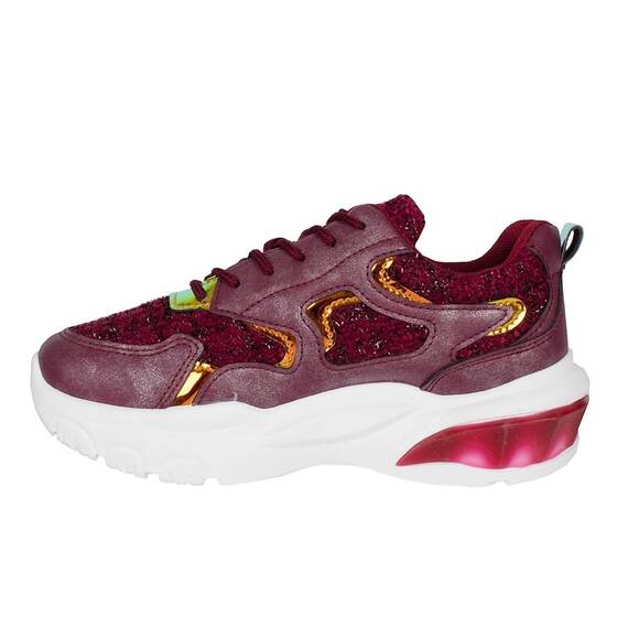 Pantofi de dama sport cu talpa groasa YY-95-W, Culoare (12): Bordo, Marime (12): 39 - 5- Roveli