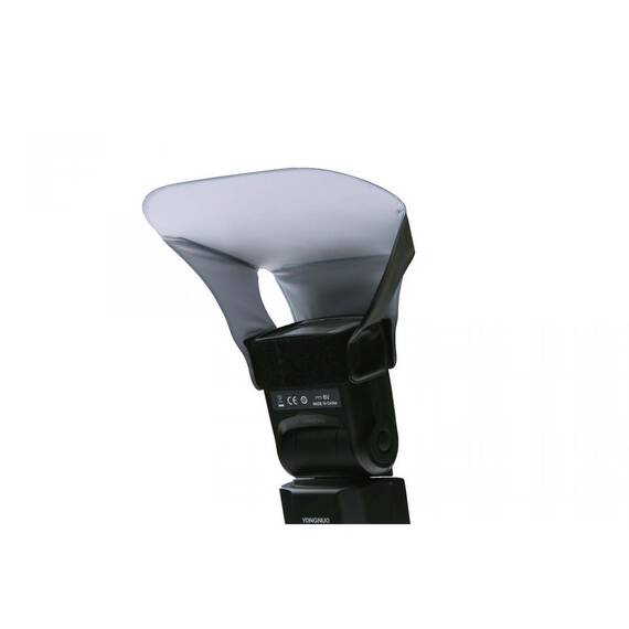 Bounce diffuser pliabil cu prindere velcro pentru blitz-uri pe patina PVC-S MQ-B11 - - Roveli