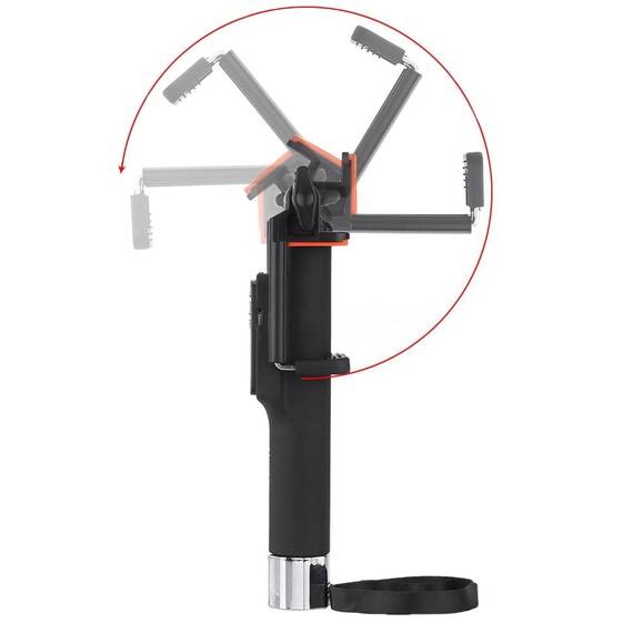 Yunteng YT-888 selfie-stick cu suport pt telefon si telecomanda 19-71cm - - Roveli