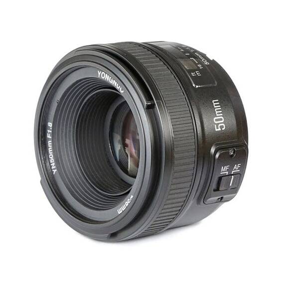 Obiectiv Yongnuo YN 50mm f1.8 pentru Nikon - - Roveli