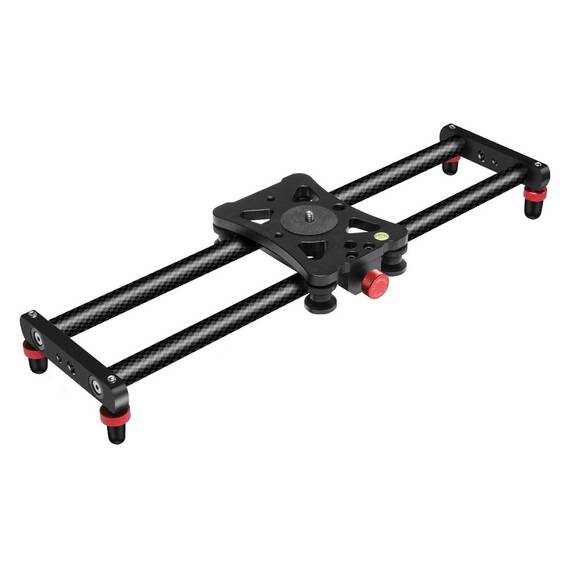 Mini Slider SLDM din fibra de carbon 40cm pentru camere video si DSLR - - Roveli