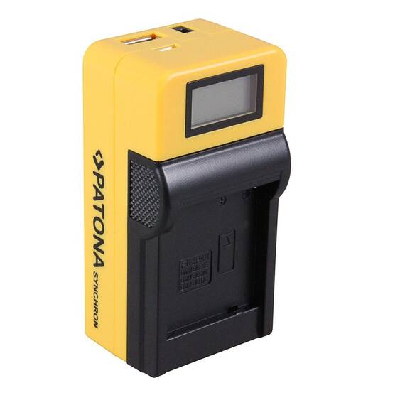 Incarcator Patona DMW-BLE9 BL9E cu ecran LCD replace Panasonic Lumix-4640 - - Roveli