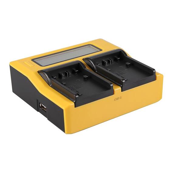 Incarcator Patona Dual LCD USB compatibil Sony NP-FV50, NP-FP70, NP-FH100 - 7557 - - Roveli