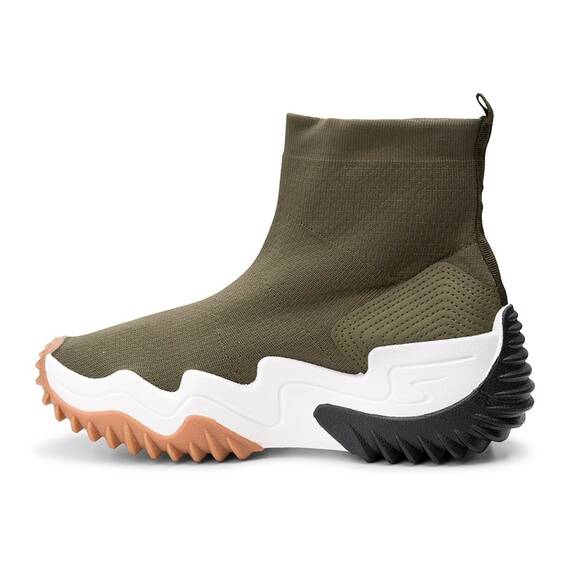 Sneakers dama tip sosete cu platforma Verzi Ping, Culoare (12): Verde, Marime (12): 38 - 3- Roveli