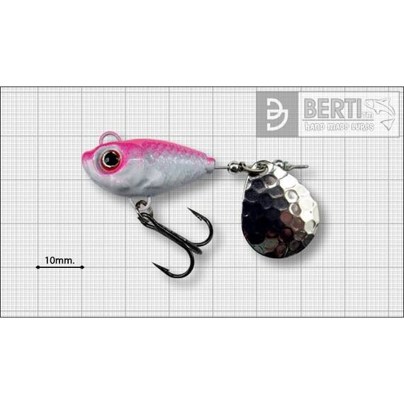 Spinnertail Berti Fish Helic nr.4 17gr, Varianta (50): Fishelic nr.4 17gr Pinky - - Roveli