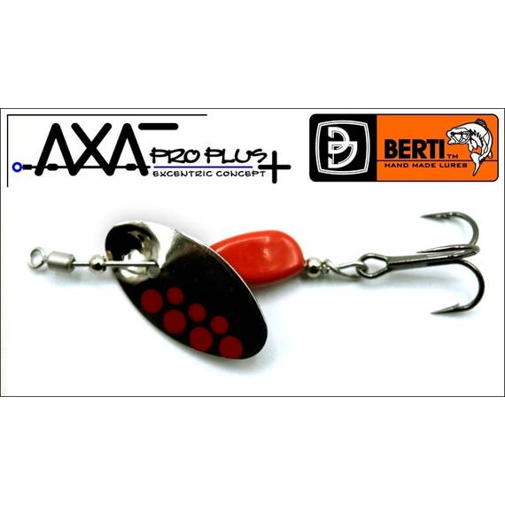 Lingurita Rotativa Berti Axat Pro Plus Micro2 22mm/2.9gr, Varianta (50): Axat Pro Plus Micro2 22mm/2.9gr Rosu/Pearl TRT - - Roveli
