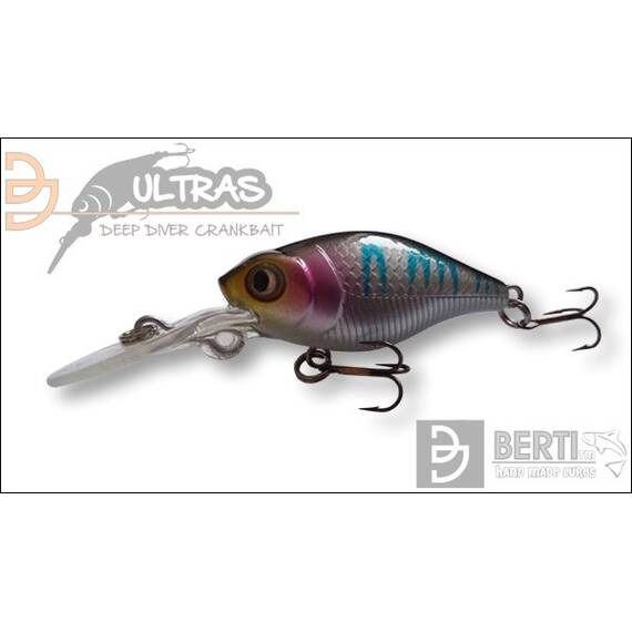 Vobler Berti Ultras Deep Crank 40 3.8cm/4gr, Varianta (50): Ultras Deep Crank 40 3.8cm/4gr Purple Perch - - Roveli