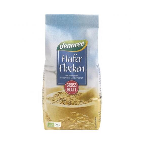 Fulgi de ovaz bio 500g Dennree - - Roveli