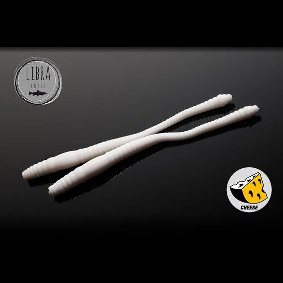 Naluca Pastrav Libra Dying Worm 7cm (15buc/borcan), Varianta (50): Dying Worm 7cm (15buc/borcan) 001 White - - Roveli
