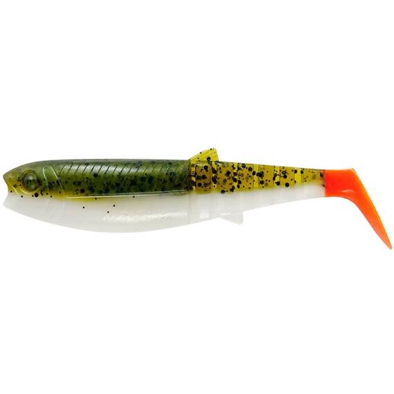 Plastic Savage Gear Cannibal Shad 6.8cm (4buc/plic), Varianta (50): Cannibal Shad 6.8cm (5buc/plic) Olive Hot Orange - - Roveli
