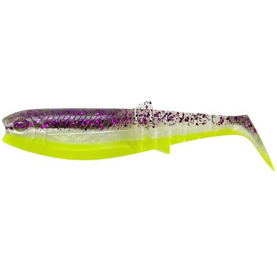 Plastic Savage Gear Cannibal Shad 6.8cm (4buc/plic), Varianta (50): Cannibal Shad 6.8cm (5buc/plic) Purple Glitter Bomb - - Roveli
