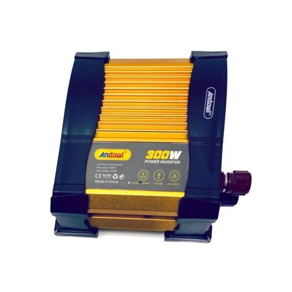 Invertor de tensiune de la 12V la 220V : Putere - 300 W - - Roveli
