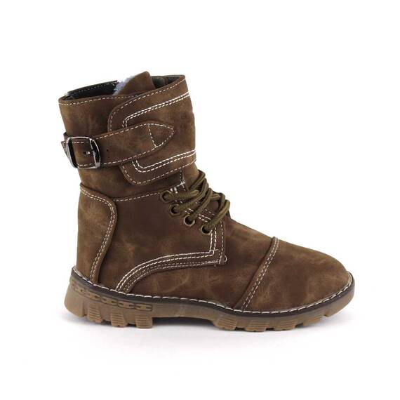 Ghete de copii, imblanite,cu talpa usoara Y-1-KHAKI, Culoare (12): Kaki, Marime (12): 35 - - Roveli