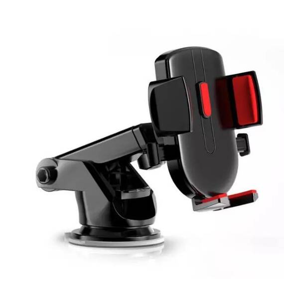 Suport telefon pentru masina cu rotatie 360 : Culoare - rosu - - Roveli
