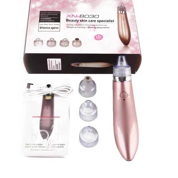 Aparat cu vacuum pentru curatarea tenului : Culoare - alb, Culoare (tm): roz - - Roveli