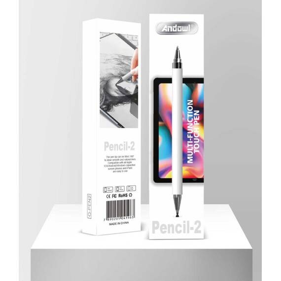 Creion universal pentru ecran tactil Touch Pencil-2 : Culoare - negru, Culoare (tm): negru - - Roveli