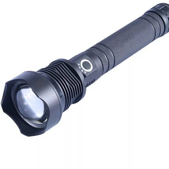 Lanterna cu Zoom Cree P70 : Culoare - negru, Culoare (tm): negru - - Roveli
