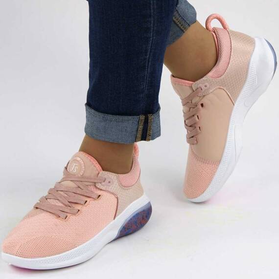 Pantofi sport de dama potriviti stilului casual M-10-PINK, Culoare (12): Alb, Roz, Bej, Marime (12): 37 - - Roveli