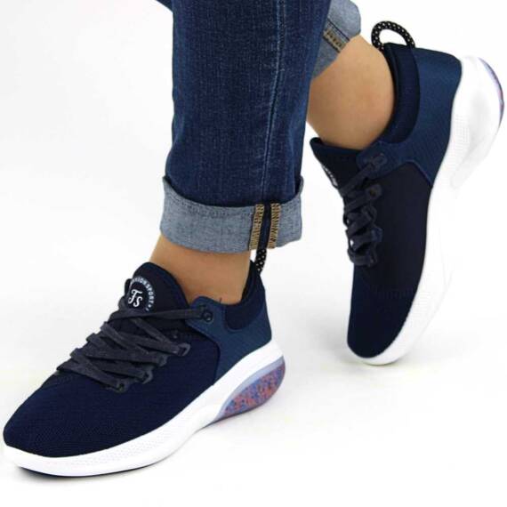 ​Pantofi sport de dama potriviti stilului casual M-10-NAVY, Culoare (12): Bleumarin, Marime (12): 36 - - Roveli