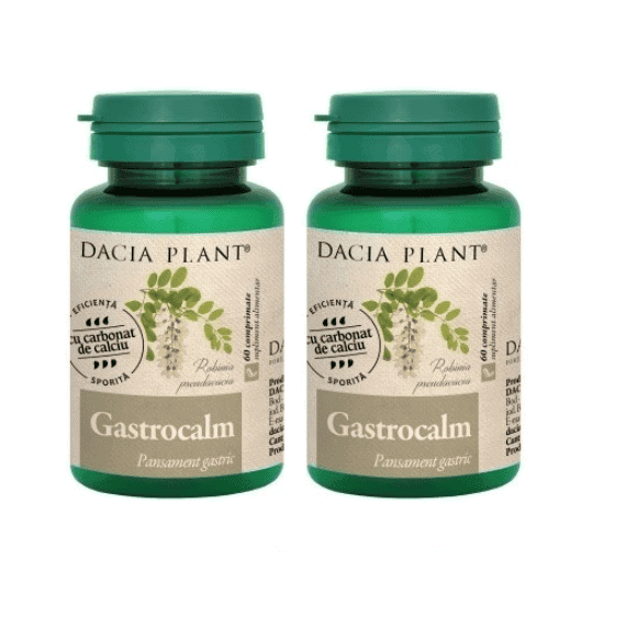 Gastrocalm Pachet 2 cutii cu 60 comprimate Dacia Plant - - Roveli