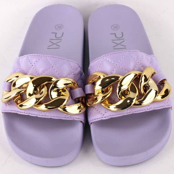 ​Papuci de dama usori si comozi 2188-2-PURPLE, Culoare (12): Mov, Marime (12): 38* - - Roveli
