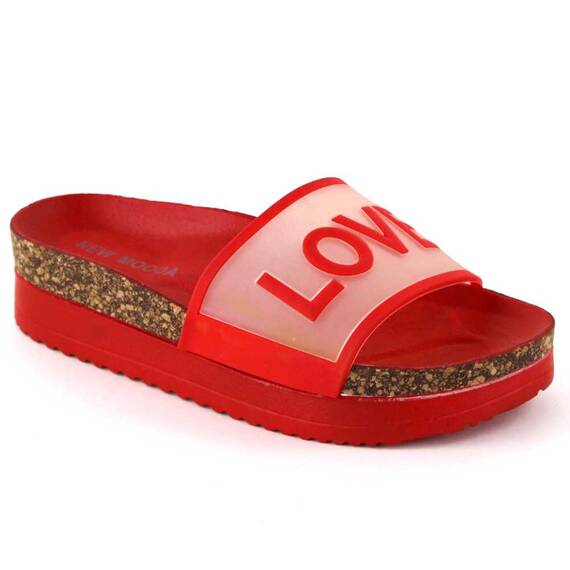 Papuci de dama,usori si comozi 00112-RED, Culoare (12): Rosu, Marime (12): 40 - - Roveli