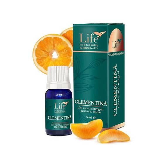 Ulei Esential Integral de Clementina 5 ml Bionovativ Life - - Roveli