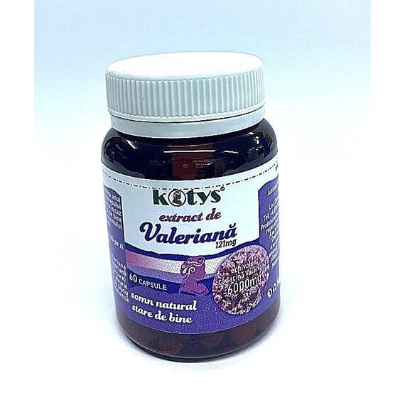 Valeriana Extract 121 mg 60 capsule Kotys - - Roveli