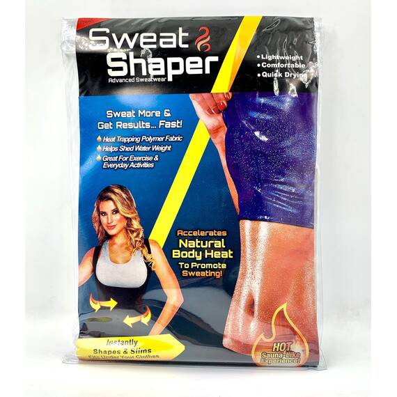 Maieu pentru slabire cu efect de sauna Sweat Shaper pentru femei : Marime - S/M, Marime (tm): S/M - - Roveli
