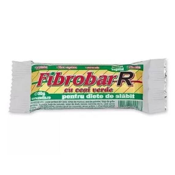 Baton Fibrobar-R cu Ceai Verde 50 g Redis - - Roveli