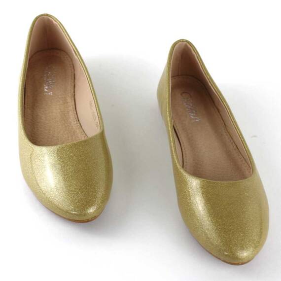 Balerini de dama,comozi si usori, sidefati GRS-1923-GOLD, Culoare (12): Auriu, Marime (12): 36 - 2- Roveli