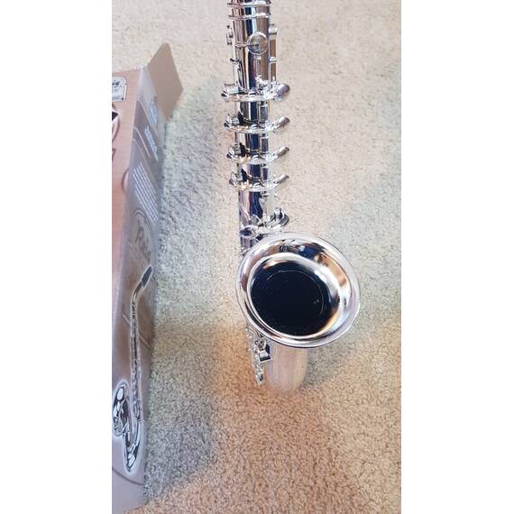Saxofon plastic metalizat, 8 note - jucarie pentru copii - 4- Roveli