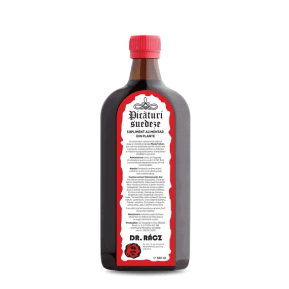 Picaturi Suedeze 100 ml Dr. Racz - - Roveli